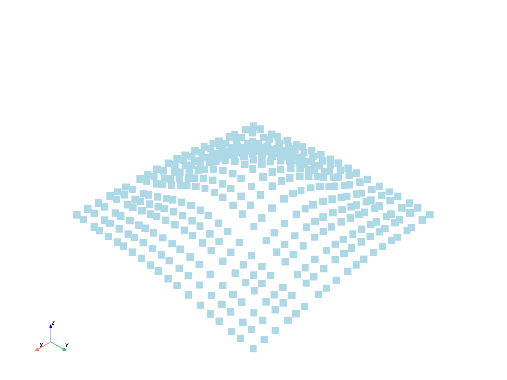 d create tri surface