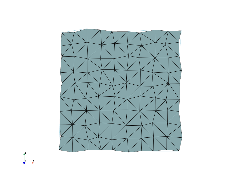 d create tri surface